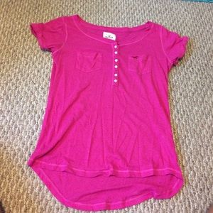Pink American eagle shirt