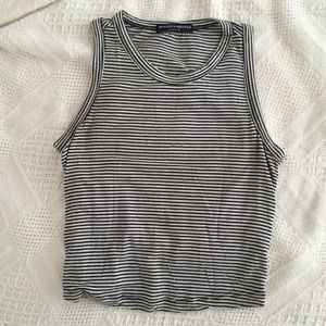 Brandy Melville striped crop top
