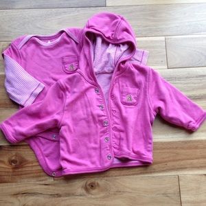 Infant onesie and jacket