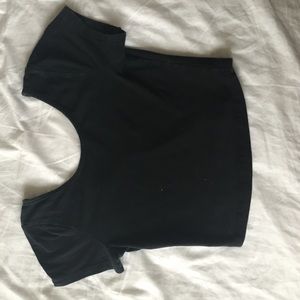 Brandy Melville Black Crop Top