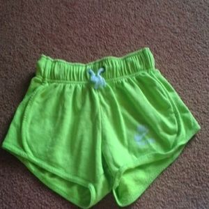 Nike lime green shorts