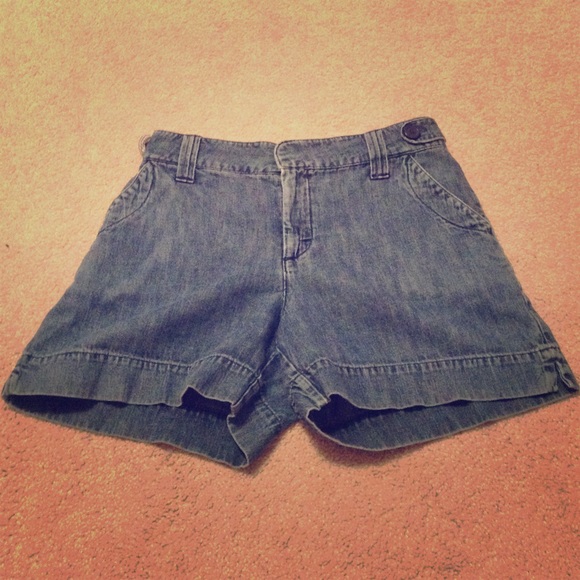 Blue Denim Jean Shorts