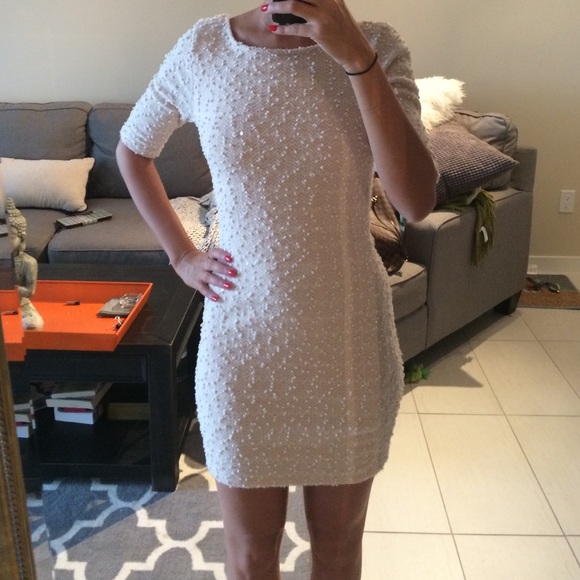 Cream colored dress