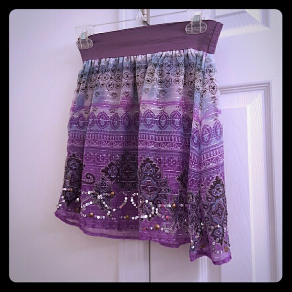 Gorgeous Purple Charlotte Russe Skirt