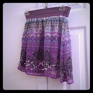 Gorgeous Purple Charlotte Russe Skirt
