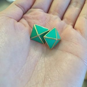 NWOT Kate Spade Teal Earrings