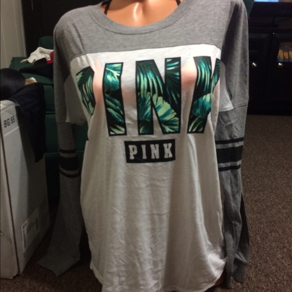 2 NWT large Victoria's Secret pink TOPS - Picture 2 of 2