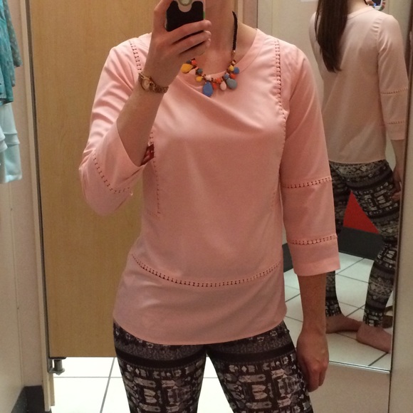 Pink crochet top