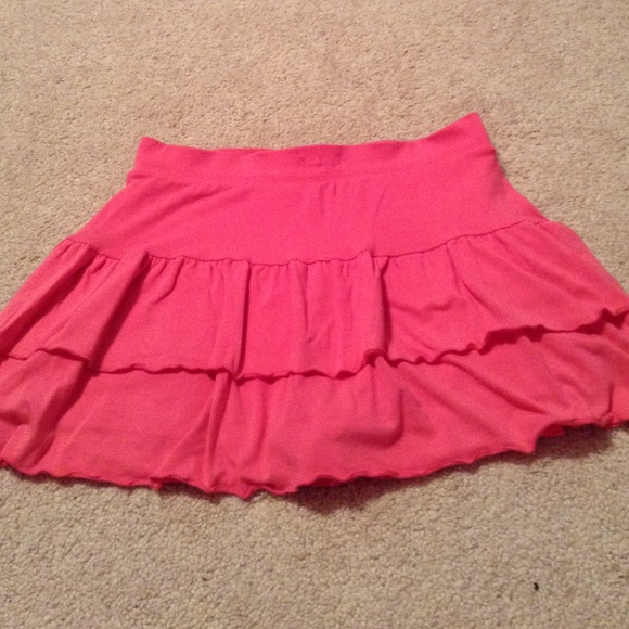 Child's Pink Ruffled Skort