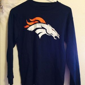 Broncos crew neck long sleeve