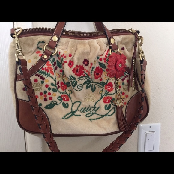 Juicy couture terry cloth purse for sale