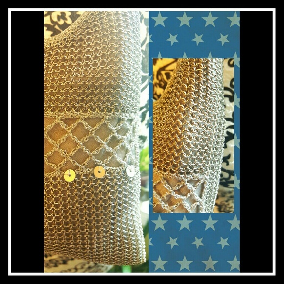 ❌SOLD❌Vintage Metal Mesh purse UNIQUE HP! - Picture 4 of 4