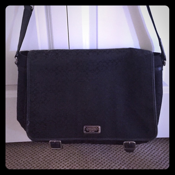 Coach large messenger/laptop bag