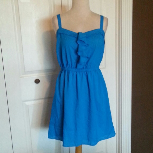 Blue retro BeBop dress (size M) NWT