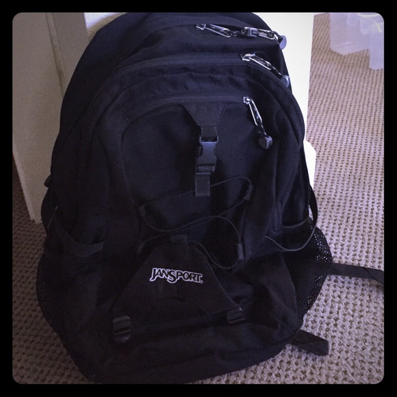 Black Jansport Backpack.