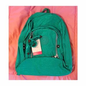 Kipling Hiker Backpack in Cactus Green