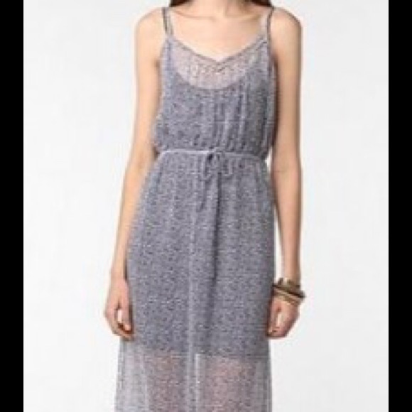 Staring at Stars Chiffon Sheer Maxi Dress