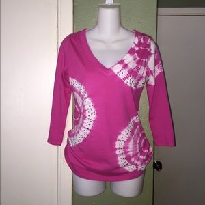 Pink tie-dye. NWOT