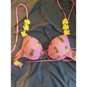 VS pineapple bikini top