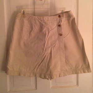 Khaki skort
