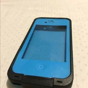 iPhone 4/4s blue lifeproof case