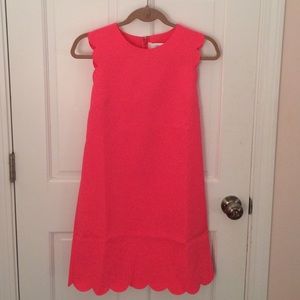 JCREW SCALLOPED DRESS