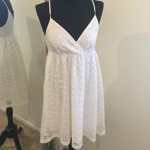 Express white summer dress