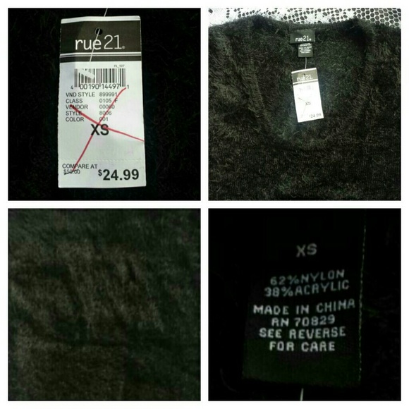 *Gifted* Soft Black Stretch Fitted Dress - Picture 2 of 2