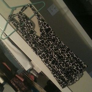 Animal printed, silk top