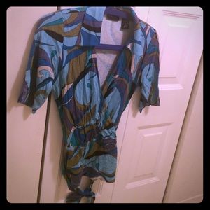 Wrap shirt. Barely worn!