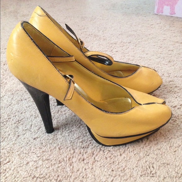 Yellow heels