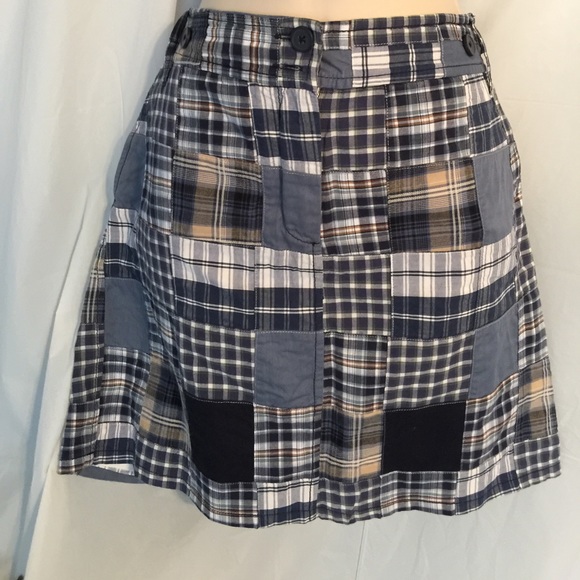 Ann Taylor patchwork skirt size 10 - Picture 2 of 4