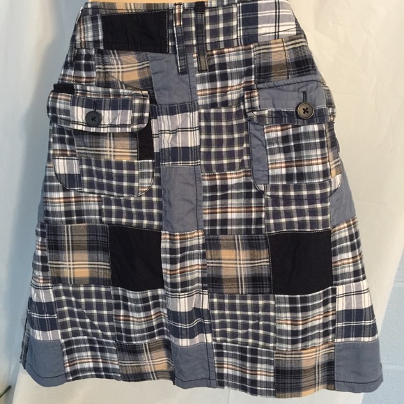Ann Taylor patchwork skirt size 10 - Picture 4 of 4