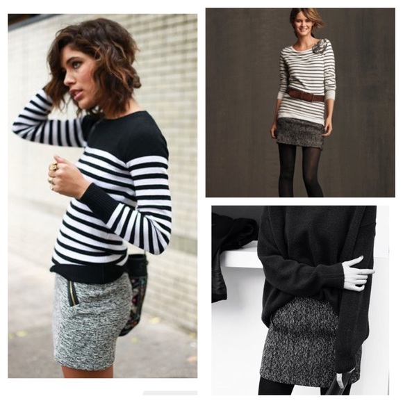 Old Navy Dresses & Skirts - Black Tweed Mini Skirt