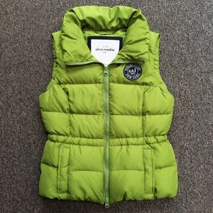 Abercrombie Yellow-Green Vest