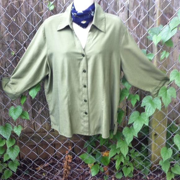 Avocado colored shirt