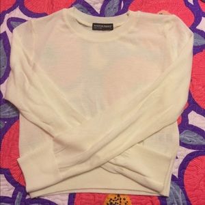 American Apparel Lightweight Crop Sweater