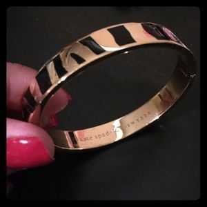 Kate Spade gold zebra bangle