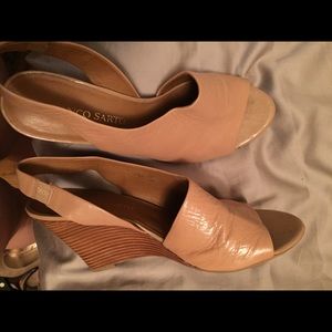 Franco Sarto wedge open toe