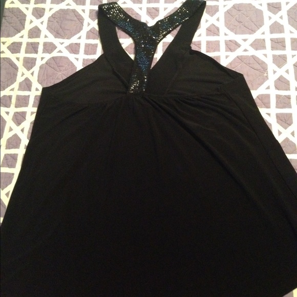 Black Sequin Halter - Picture 2 of 3