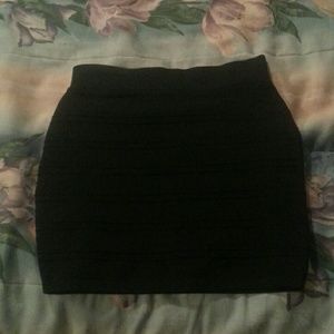 Cute shaping Black skirt