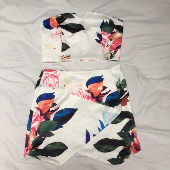 Two piece floral set