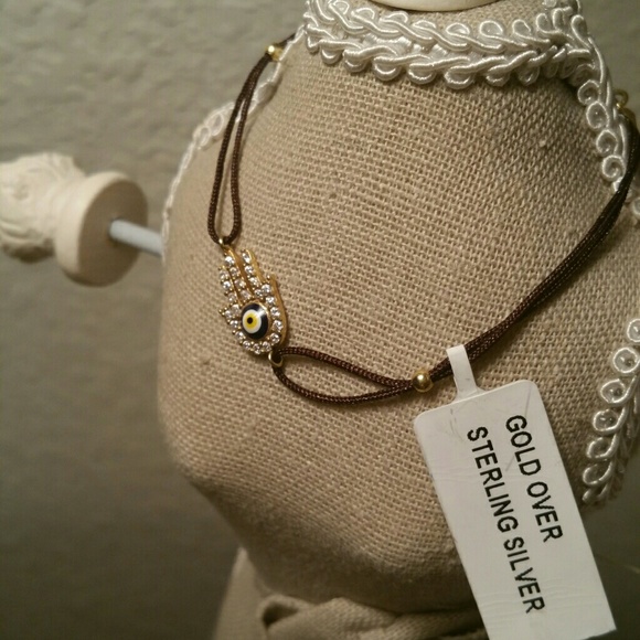 Hamsa Open Hand Bracelet - Picture 1 of 2