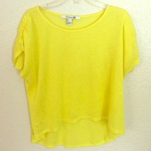 Yellow Forever 21 Shirt