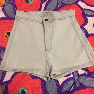 American Apparel Easy Jean Shorts