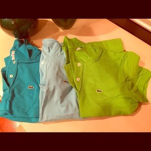 Lacoste polo shirt bundle