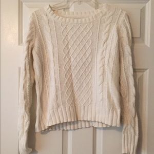 Old Navy Cream Cable Knit