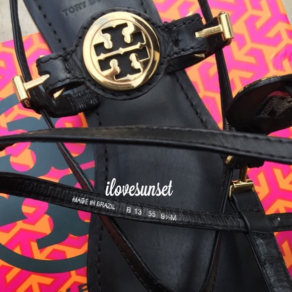 {Tory Burch} Black Ali Sandals - Picture 3 of 4