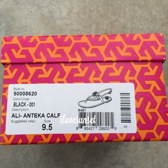 {Tory Burch} Black Ali Sandals - Picture 4 of 4