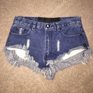 One Teaspoon high waisted shorts